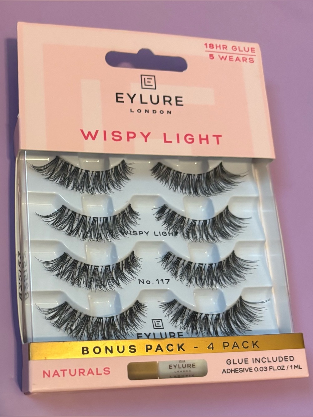 Eylure Wispy Light False Eyelashes - Black (4 Pack)